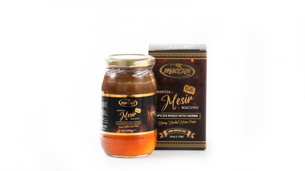 440 Gr Kavanoz Ballı Propolisli Mesir Macunu